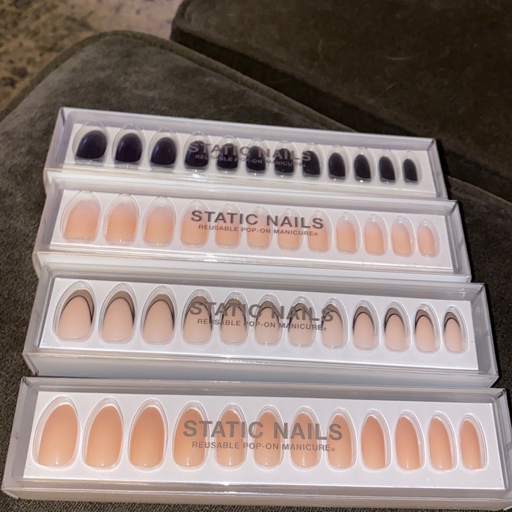 Static nails almond shape. Never worn